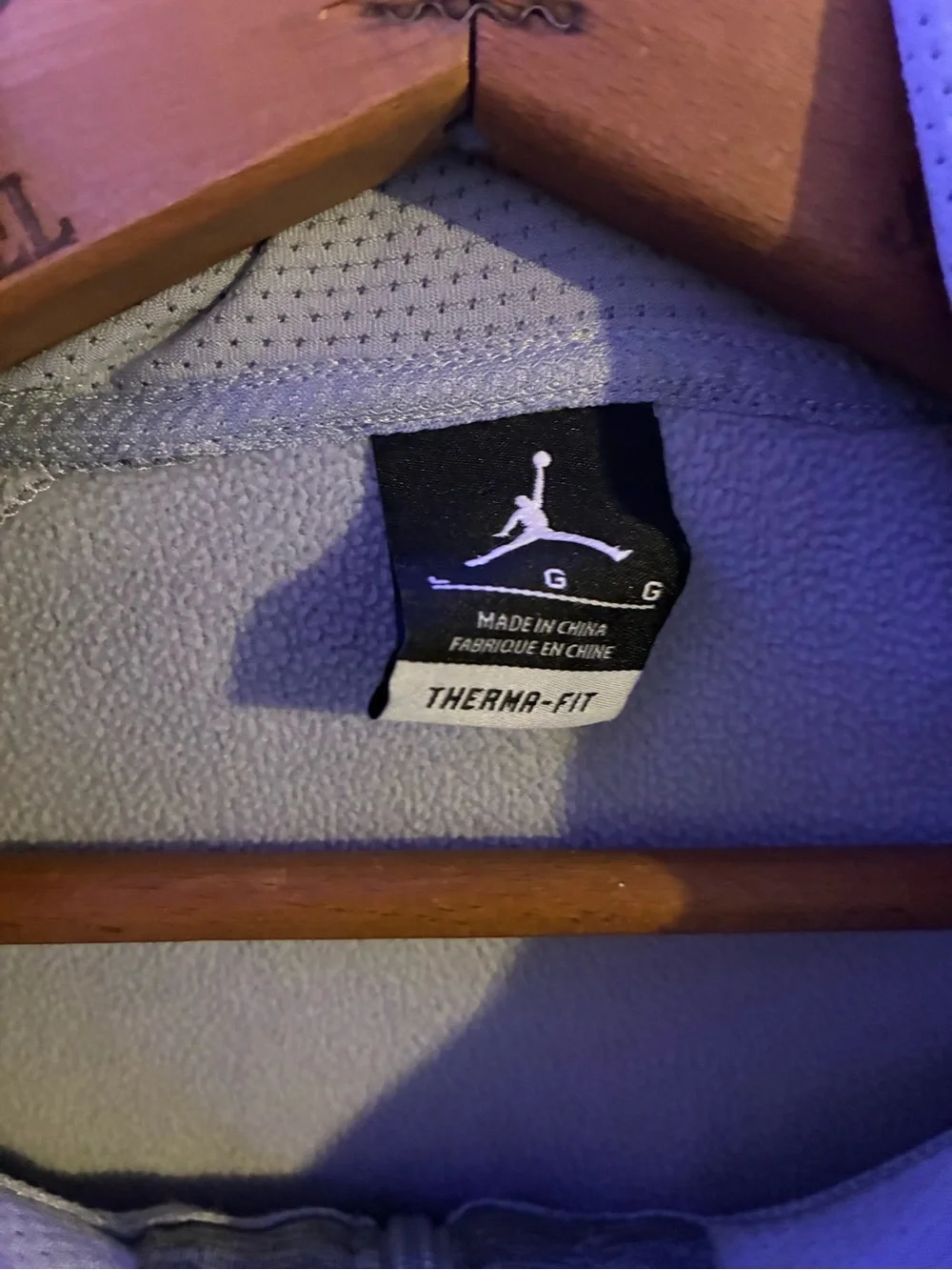 Jordan Light Gray Full-Zip Hooded Jacket